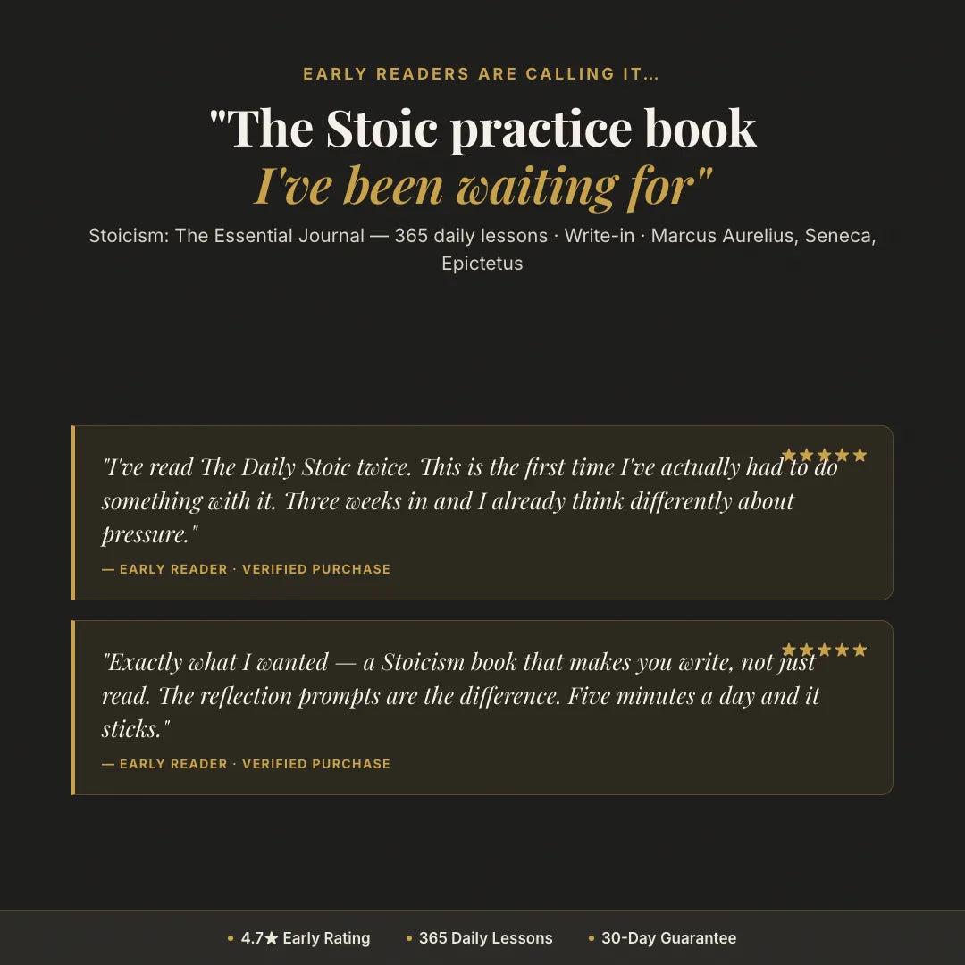 Stoicism: The Essential Journal infographic 1