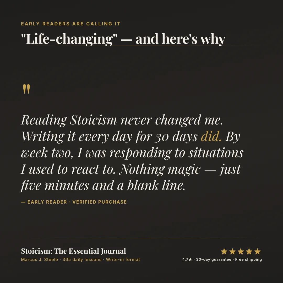 Stoicism: The Essential Journal infographic 2