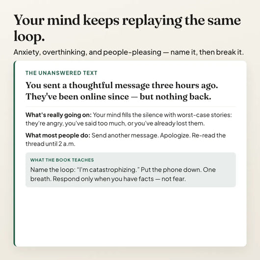 Break The Anxiety Circle — break the overthinking loop