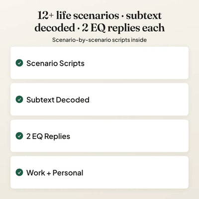 Masterful Conversation Skills — scenario scripts inside