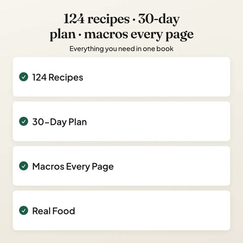 High Protein Cookbook: 124 Easy Low-Carb Recipes + 30-Day Meal Plan