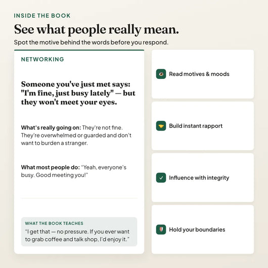 People Skills — decode what people really mean