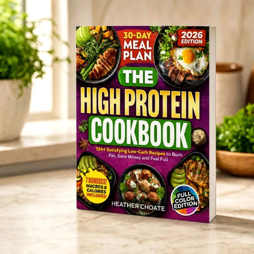 High Protein Cookbook: 124 Easy Low-Carb Recipes + 30-Day Meal Plan