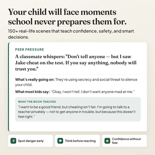 Raise Children Street-Smart — real-life scenarios hook