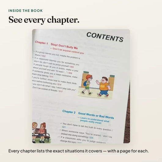 Raise Children Street-Smart — real interior: full table of contents