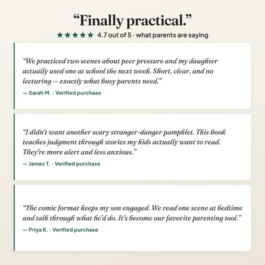 Raise Children Street-Smart — parent testimonials