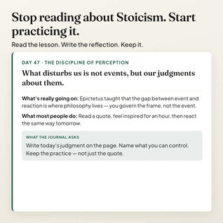 Stoicism: The Essential Journal