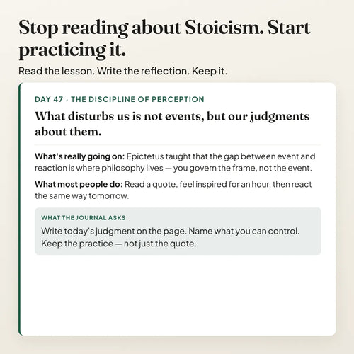 Stoicism: The Essential Journal