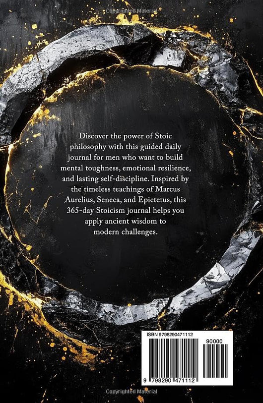 Stoicism: The Essential Journal — back cover